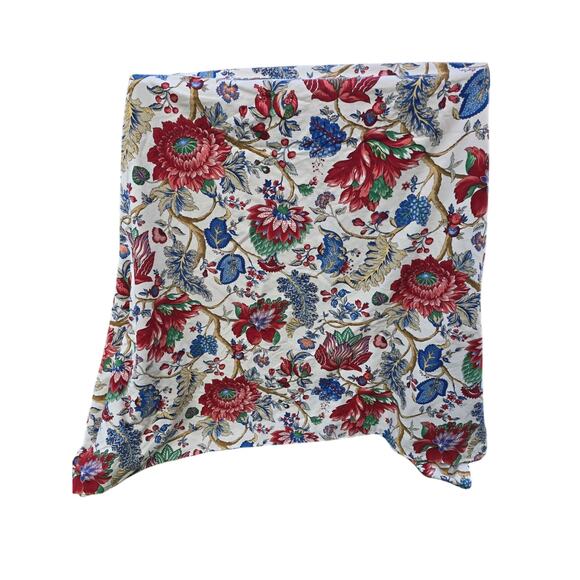 GP & J BAKER Duvet Cover Or Fabric Persian Pomegranate 90" X 100" RED/INDIGO - Picture 1 of 3